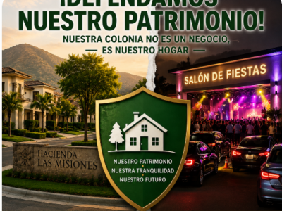La Hacienda Las MISIONES NO ESTÁ EN&nbsp;VENTA